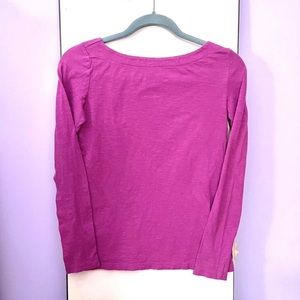 Fuchsia Loft Long Sleeve Shirt Size XS